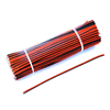 Провода 2x60мм (100шт) PVC AWG22 КРАСНО-ЧЕРНЫЕ