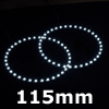 Светодиодные кольца MI-CIRCLE 115мм, 5мм БЕЛЫЕ (со стабилизаторами, 2 шт)