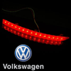 Светодиодные модули рефлекторов заднего бампера VW TIGUAN КРАСНО-ЖЕЛТЫЕ(габарит-стоп-поворот) (2 шт)