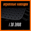 Акриловые накладки 3D SPORTS PLATE для i30 2008