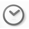Часы качающиеся ЧЕРНЫЕ с логотипом LEDSTUDIO