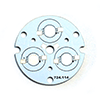 Плата алюминиевая 3P1 для мощных светодиодов 1-3Вт эмиттер круглая диаметр 44мм