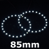 Светодиодные кольца MI-CIRCLE 85мм, 5мм БЕЛЫЕ (со стабилизаторами, 2 шт)
