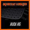Акриловые накладки 3D SPORTS PLATE для AUDI A6 (C6, 2004)