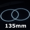 Светодиодные кольца MI-CIRCLE 135мм, 5мм БЕЛЫЕ (со стабилизаторами, 2 шт)