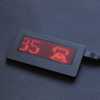 Светодиодный бейдж USB красный