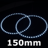 Светодиодные кольца MI-CIRCLE 150мм, 5мм БЕЛЫЕ (со стабилизаторами, 2 шт)