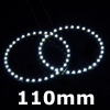 Светодиодные кольца MI-CIRCLE 110мм, 5мм БЕЛЫЕ (со стабилизаторами, 2 шт)