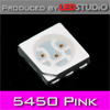 Светодиод 5450 3-чип PINK (LEDSTUDIO)