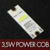 Светодиод COB exLED [ FGL-035W] 28mm x 10mm / БЕЛЫЙ 5500K 3.5 Вт (со встроенным драйвером тока, напряжение питания:12~18В)