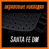 Акриловые накладки 3D SPORTS PLATE для SANTA FE DM 2012