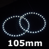 Светодиодные кольца MI-CIRCLE 105мм, 5мм БЕЛЫЕ (со стабилизаторами, 2 шт)