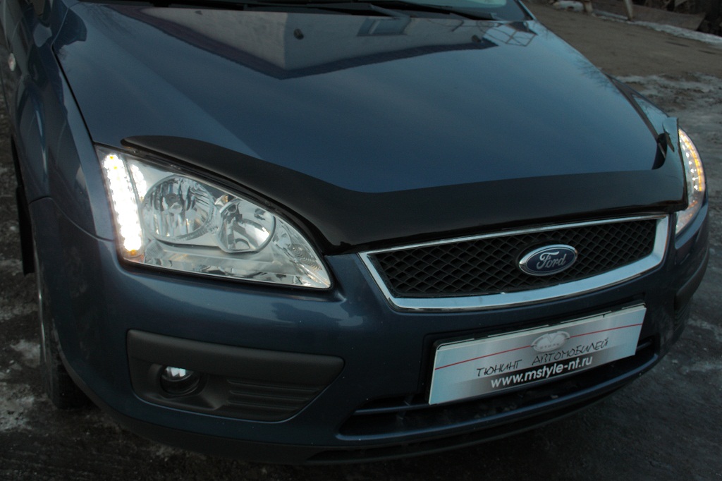 Штатные дневные ходовые огни ДХО для Форд Фокус 2 / Ford Focus 2008-2012