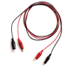 Провода соединительные с зажимами, красный + черный 1м