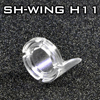 Крыло отражателя SH-WING H11, цвет: ПРОЗРАЧНЫЙ (1 шт)